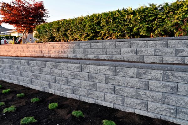 Concrete Retaining Wall Installation in Noblesville