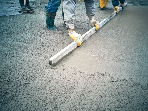 Cement Slab Construction in Noblesville