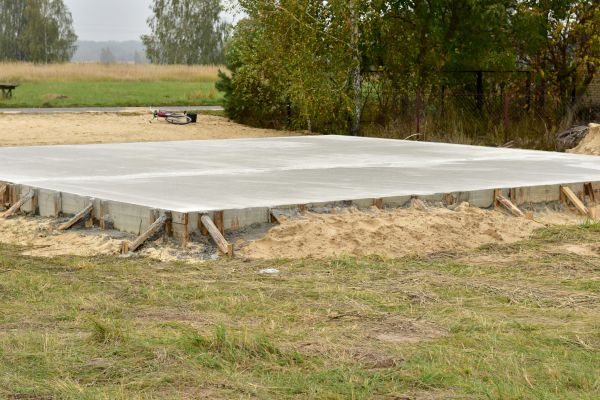 Concrete Base Installation in Noblesville