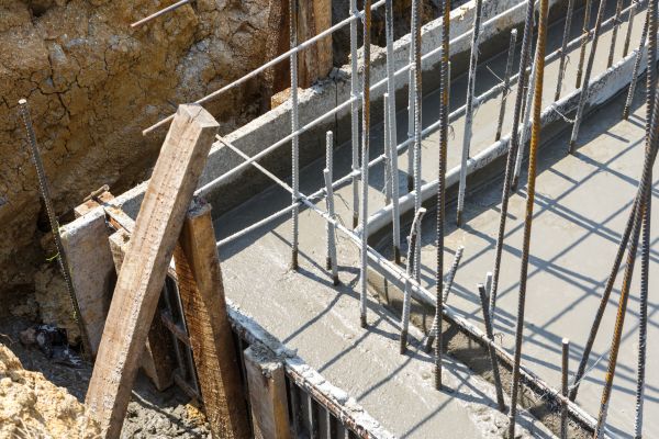 Concrete Footing Pouring in Noblesville