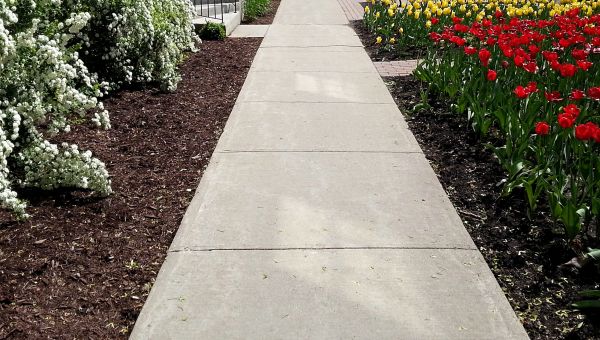 Cement Sidewalk Installation in Noblesville