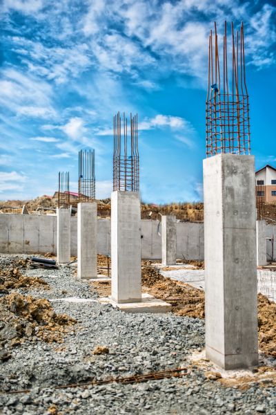 Concrete Footer Pouring in Noblesville