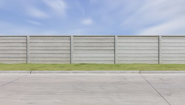 Concrete Fence Installation in Noblesville