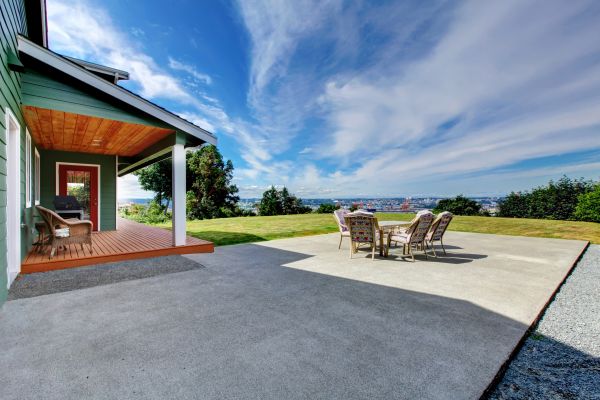 Backyard Concrete Paving in Noblesville