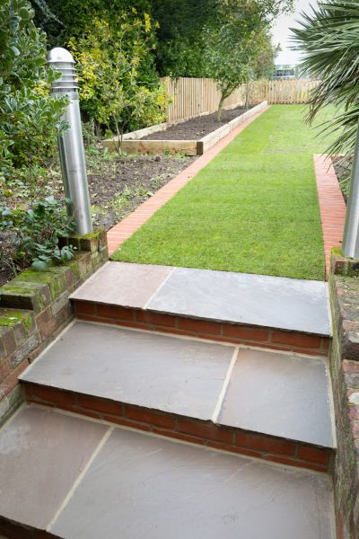 Backyard Steps Installation in Noblesville