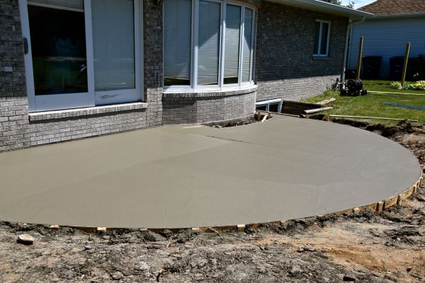 Deck Concrete Construction in Noblesville