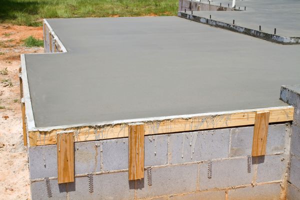 Concrete Slab Installation in Noblesville