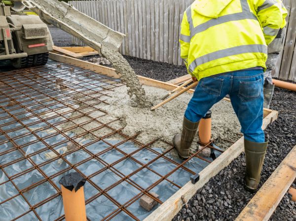 Basement Slab Pouring in Noblesville