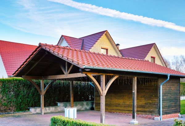 Carport Base Construction in Noblesville