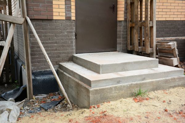 Cement Steps Construction in Noblesville