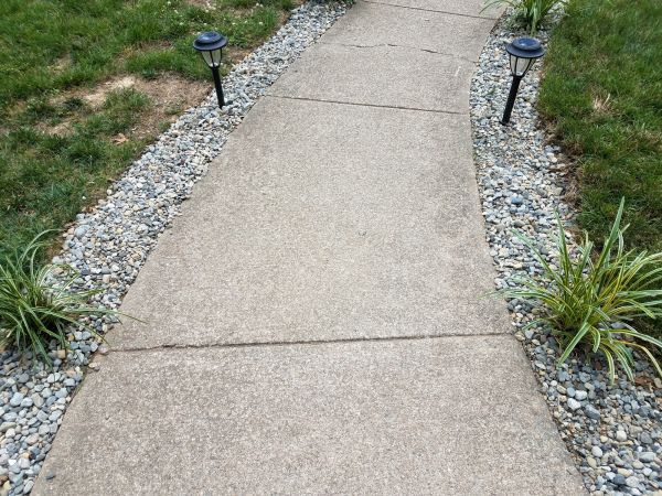 Cement Path Construction in Noblesville