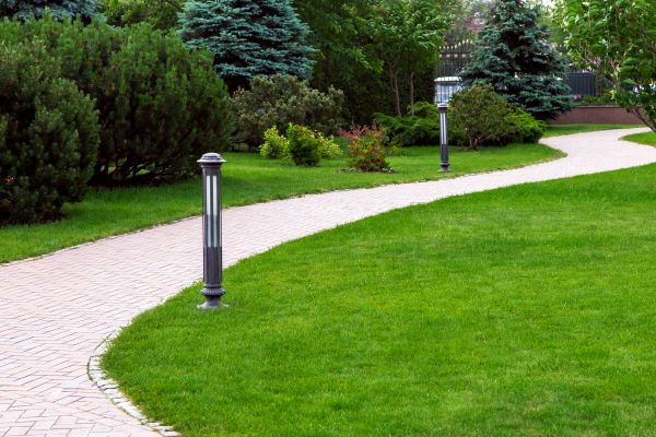 Backyard Sidewalk Installation in Noblesville